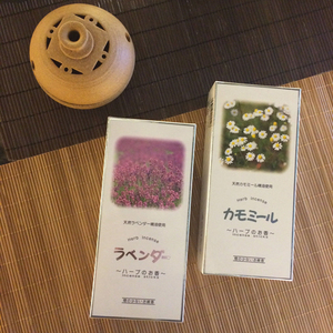 日本进口 奥野晴明堂 薰衣草/洋甘菊 精油 净化 线香 烟少 现货