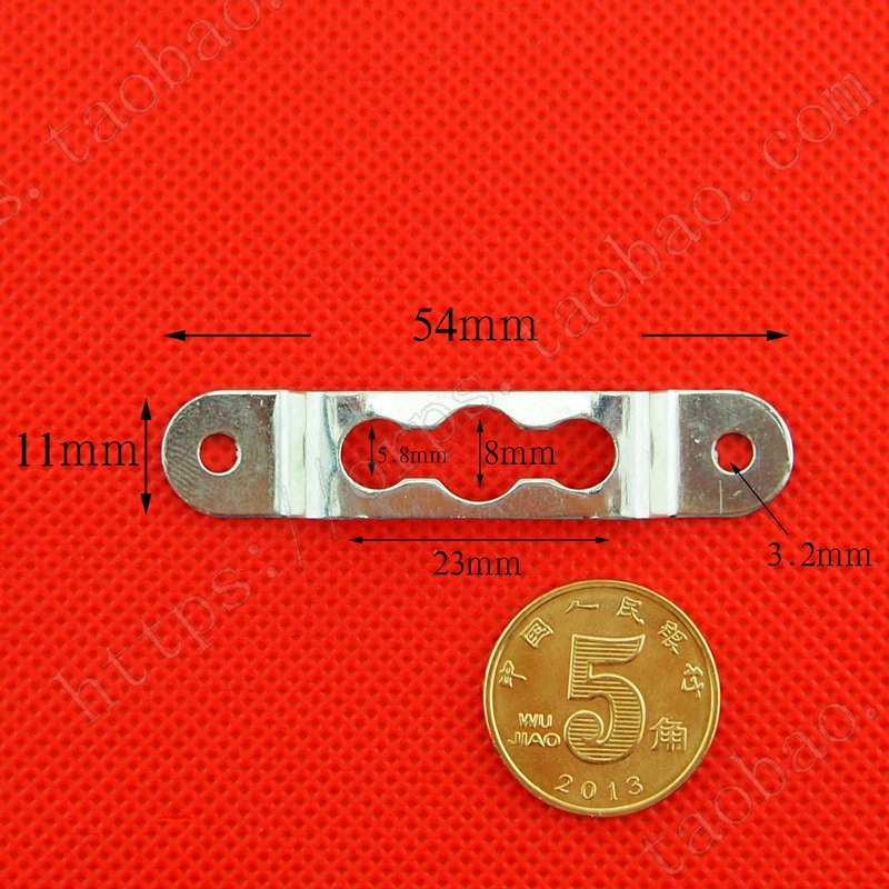 铁54*11mm银色挂画钩相框暗挂五金配件装饰画广告挂牌挂钩暗挂