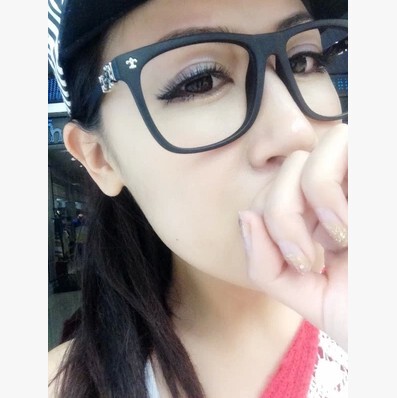 原宿豹纹权志龙商务汪涵眼睛框