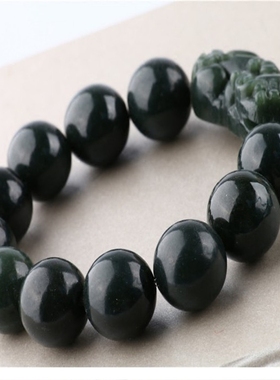 新疆和田玉招财男女款貔貅手链