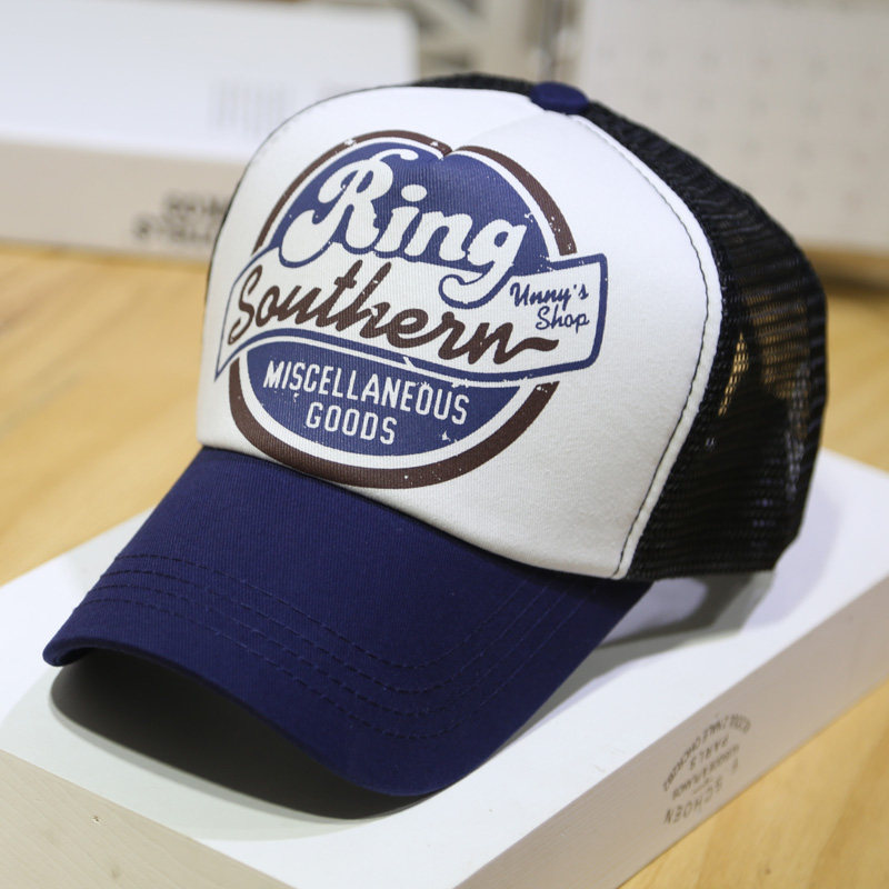 韩版夏款女休闲嘻哈帽子夏季鸭舌帽男网帽棒球帽潮帽男士大头围