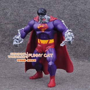 正版7寸邪恶超人superman手办可动模型公仔人偶玩具散货