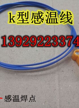 K型热电偶探头铁氟龙测温线TM902C TES1310 TM6801仪表温度传感线