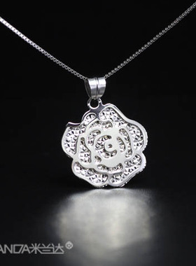 吊坠配饰韩国百搭OL风银项链