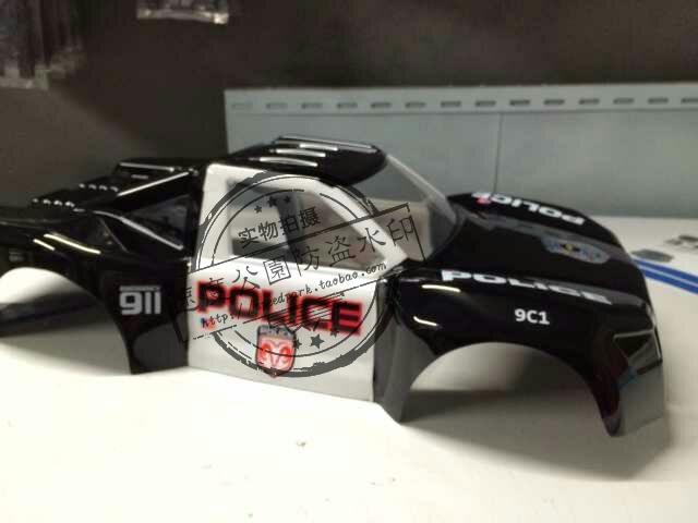 禾宝 HOBAO 10sc短卡专用 警车涂装车壳 已涂装（包含警灯）包邮