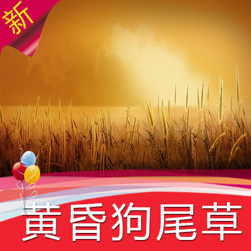 【黄昏狗尾巴草】舞台演出视频素材/节目背景高清素材/生日婚礼