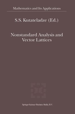 【预订】Nonstandard Analysis and Vector Lattices
