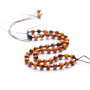 DIY handmade jewelry accessories natural huanghu eye pendant rope Tigers eye pendant pendant rope hand-woven