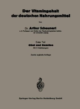 【预订】Der Vitamingehalt Der Deutschen Nahr...