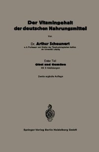 Deutschen Vitamingehalt Der Nahr... 预订