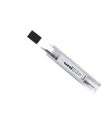 日本UNI三菱铅芯HB0.3mm 其他牌子B HB H 2H 铅笔用铅芯