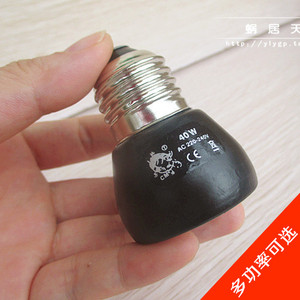 【红外夜灯泡】20/40/60/80/100W 加热保温灯器具 寄居蟹爬宠过冬