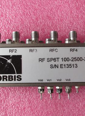 ORBIS RF SP6T 100-2500-21A 10-3000MHz 射频 同轴电子PIN开关