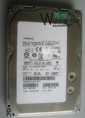 日立原装服务器硬盘300G HUS156030VLS600 3.5寸 15000转 SAS