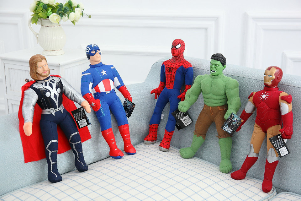 蜘蛛侠卡通公仔奥特曼毛绒玩具玩偶布偶儿童男孩布娃娃抱枕礼物女