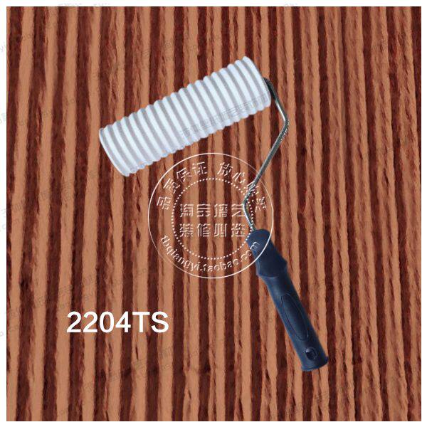 8寸白色橡胶压花滚筒质感艺术涂料花纹滚筒硅藻泥施工工具2204TS