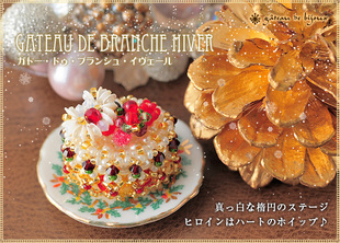 手工串珠进口TOHO米珠材料包 圣诞节日蛋糕 日文走线教程