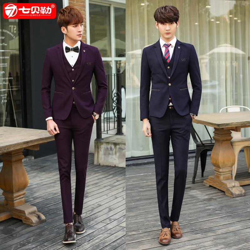 Costume homme en coton pour automne - Ref 1578130 Image 1