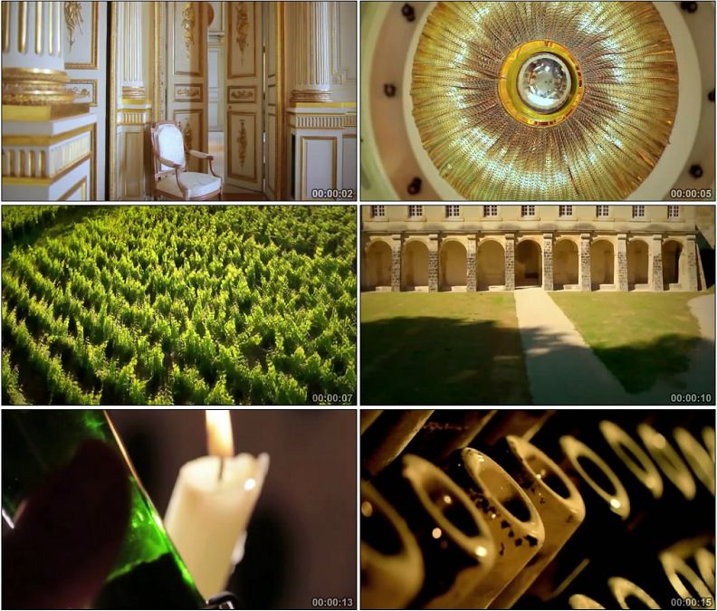 高档葡萄酒庄园西式城堡地下酒窖红酒贮藏开封小高清实拍视频素材