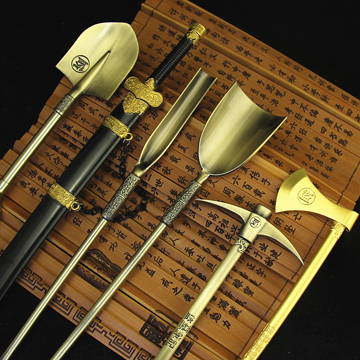 兵器模型张起灵钥匙扣黑金古刀