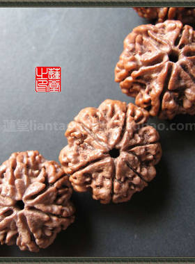 尼泊尔红皮矮桩6六瓣手串