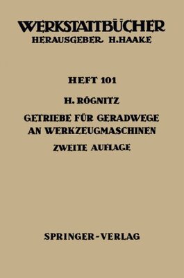 【预订】Getriebe Fur Geradwege an Werkzeugma...