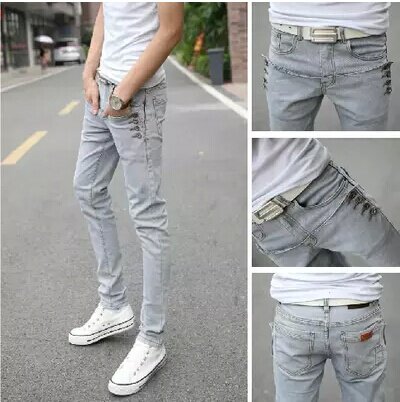 Jeans pour adolescent pieds Slim pour automne - Ref 1463634 Image 1