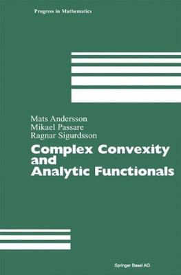 【预售】Complex Convexity and Analytic Functionals