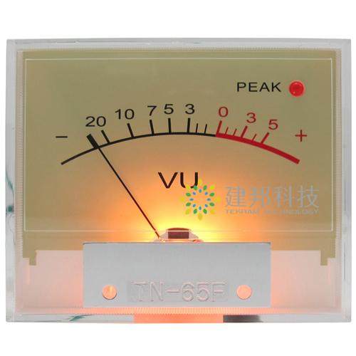 台产高精度vu表头音箱音频电平表 音响功率db表功放声压表带背光