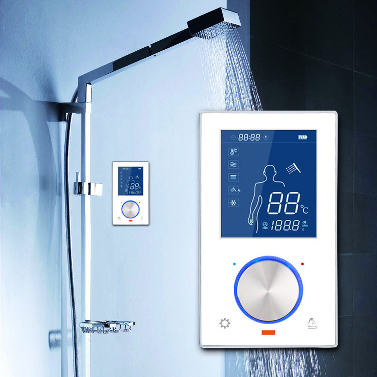 智能恒温控制器  恒温阀   电子恒温阀暗装  高端数字电子混水阀