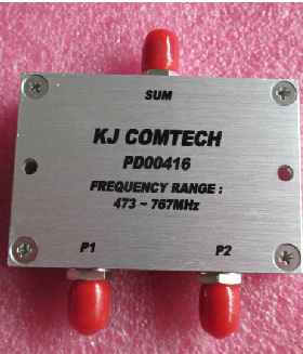 全新韩国进口 PD00416 400MHz-900MHz 1W RF一分2射频宽带功分器