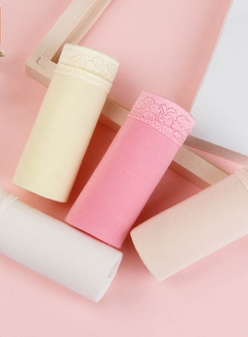 爱莎内裤女无痕小平角短裤纯色中腰包臀天丝夏轻薄裤头盒装33270