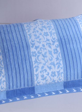 6.18特价纯棉涤棉枕巾一对装包邮纯棉加厚 柔软舒适全棉情侣枕巾