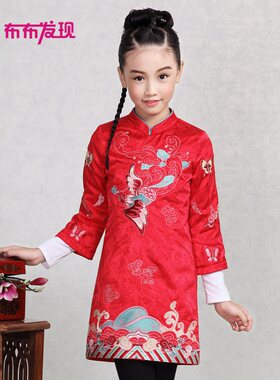 布布发现新款女童旗袍长袖童装