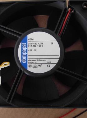 4214全新原装德国ebmpapstDC24V12038MM4.3W轴流散热风扇机散热器