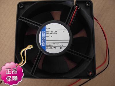 4214全新原装德国ebmpapstDC24V12038MM4.3W轴流散热风扇机散热器