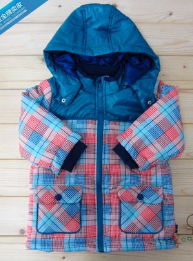 【4折】阳光鼠童装男童冬装外套活帽棉服 特价棉袄中长款棉衣外套