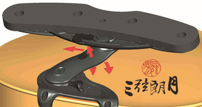 *德国进口Wittner 温特纳小提琴肩托 肩垫 多方向可调节 282211