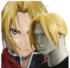 钢之炼金术师 爱德华 淡金色 cosplay假发