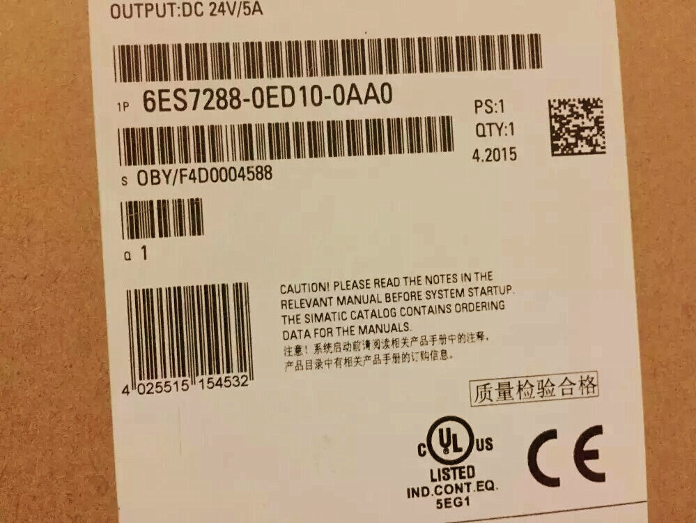 全新 西门子电源PM207 24V/5A 现货 6ES7 288 6ES7288-0ED10-0AA0