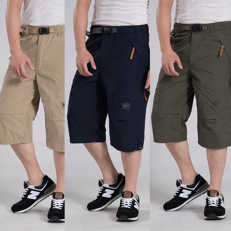 新款口袋男七分裤 全棉工装裤男 多袋休闲裤男中裤加大码男裤包邮,男装,休闲裤,淘宝优惠券,粉丝福利购,淘宝优惠卷