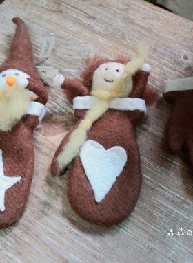 毛毡欧式风圣诞节儿童房装饰品