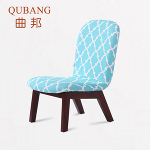 实木矮凳布艺靠背椅子家用换鞋凳飘窗懒人休闲沙发凳日式矮椅特价