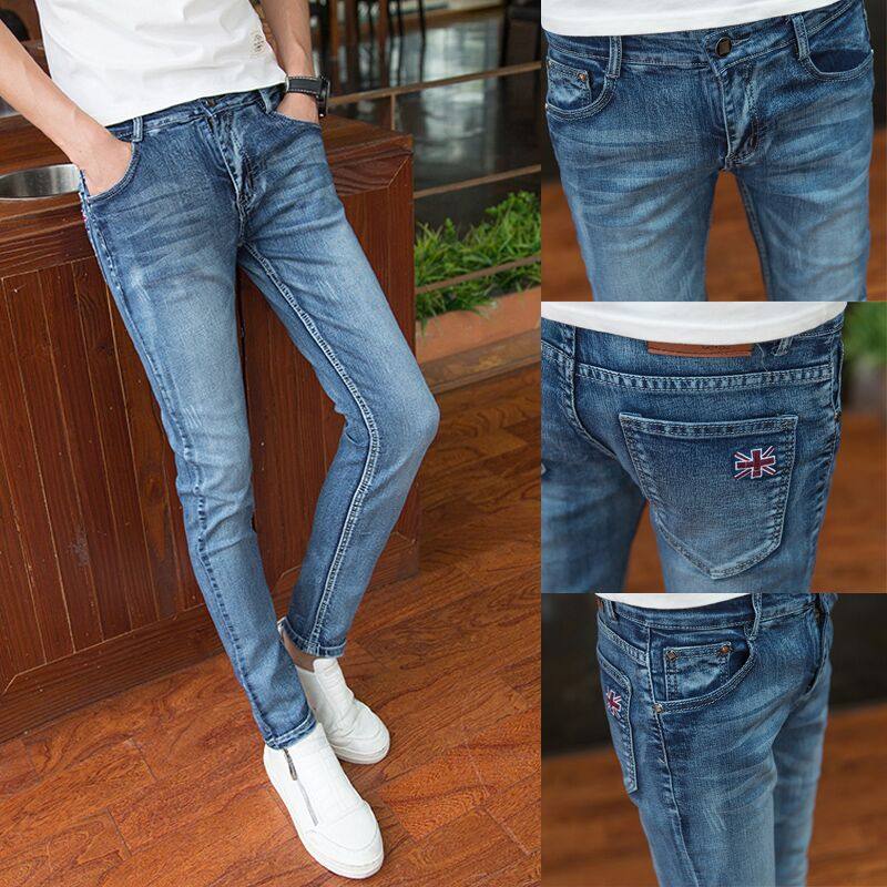 Jeans pour adolescent pieds Slim pour été - Ref 1466546 Image 1