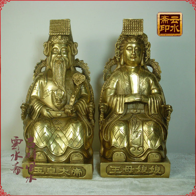 纯铜王母娘娘神像摆件工艺礼品