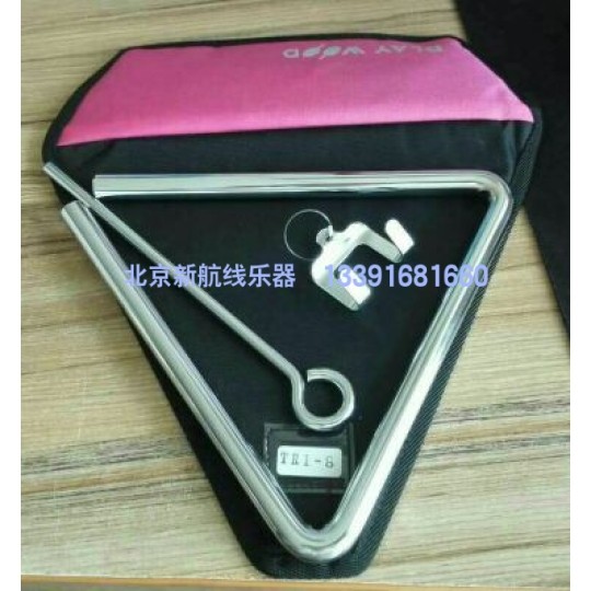 play_wood日本进口TRI-6三角铁. 6英寸 套装 送挂钩和槌打击乐器