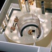 不锈钢柱子 玫瑰金厂家定做 屏风 定做专卖店货架 商场货架定制