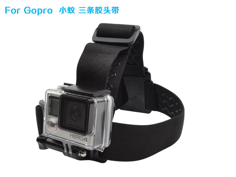 Gopro8 7 6 大疆Osmo Action 小蚁 山狗运动相机头带三条胶头戴
