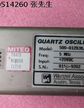 Wenzel Associates 500-01283B/115249 射频 5MHz OCXO 恒温晶振