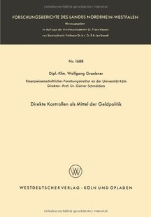 【预售】Direkte Kontrollen ALS Mittel Der Geldpolitik